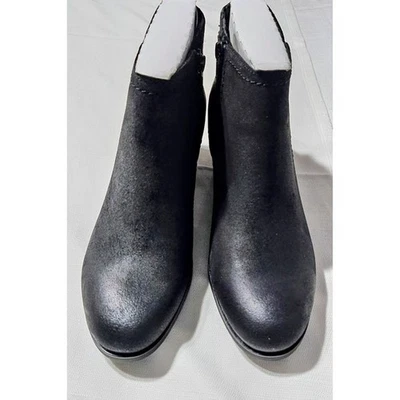 Rockport Total Motion Dorset Black Ankle Boots Side Zip Heeled Booties Women's 7 - Image 1 of 4