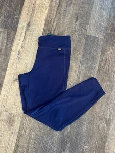 Patagonia Women’s Medium Leggings Blue Purple Layering Base Activewear - Picture 1 of 11