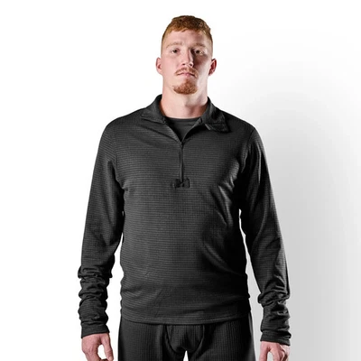 Tru-Spec Gen III ECWCS Level II Top | Black | 2072 | Cold-Weather Undershirt - Image 1 of 3