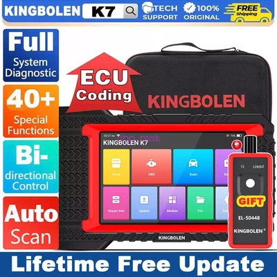 2025 Newest KINGBOLEN K7 PRO OBD2 Scanner All System Diagnostic Tool ECU Coding - image 1 of 4