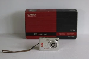 Casio Exilim EX-Z100 10.1MP Digitalkamera - Blau Originalverpackt und komplett funktionsfähig - Bild 1 von 15