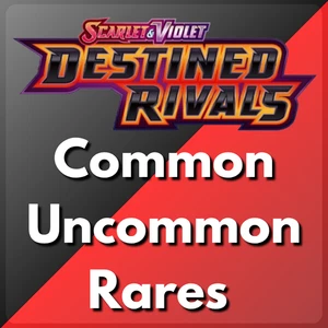 Scarlet Violet Destined Rivals - Common Uncommon Rares - Pokemon - Select Cards - Picture 1 of 91