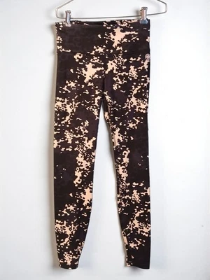 Leggings deportivos Tory Burch azul oscuro negro crema para mujer pequeños con logotipo Foto 1 de 4