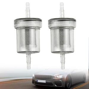 Fuel Diesel Fuel Filter 77mm Long Accessories Fuel Filter Transparent 2pcs - Picture 1 of 12