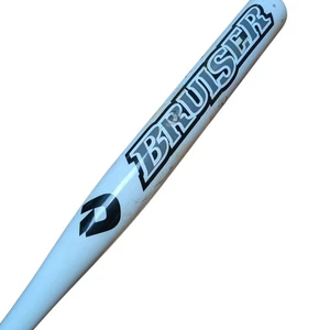 DeMarini Bruiser 34"/28oz einwandiger offizieller Softballschläger ~ weiß ~ ASA 2004 - Bild 1 von 7