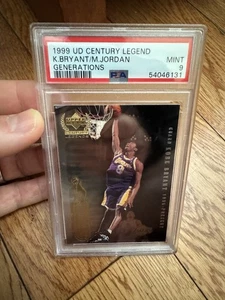1999 Upper Deck Century Legend Generations Kobe Bryant Michael Jordan PSA 9 - Picture 1 of 5