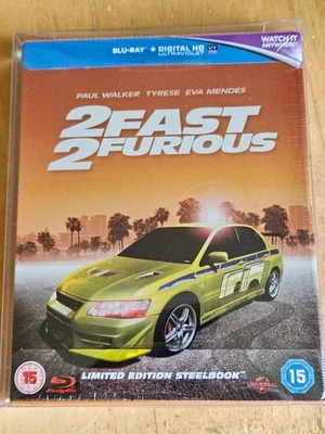 2 FAST 2 FURIOUS - BLU RAY STEELBOOK - NEW & SEALED - READ - Image 1 of 4