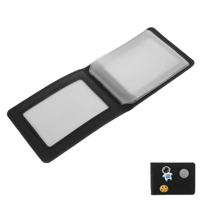  Portatessere Documenti Auto Della Patente Di Guida Manica Carta D'identità - Immagine 1 di 4