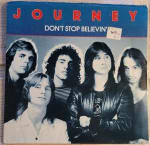 Journey "Don't Stop Believin' / Natural Thing" strong VG+ / VG+ great copy! - Picture 1 of 4