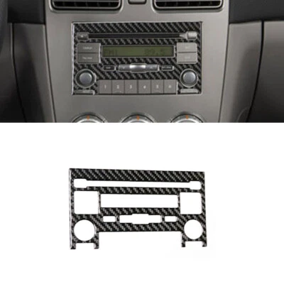 Panel de reproductor de CD de fibra de carbono cubierta decorativa para Subaru Forester 2007-2008 Foto 1 de 4