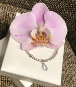 Dije Pandora Letra O, Pulsera Colgante con Cuentas, Original, Totalmente Nuevo, #791327CZ - Imagen 1 de 3