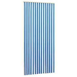 Pillar 86 X 200Cm Blue/White Weekender PVC Door Curtain - Picture 1 of 12