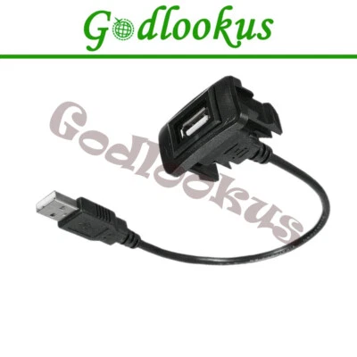 AUX USB Port Cable Adapter Cord Wire Charging Adapter Cable For Toyota Corolla - Image 1 of 4