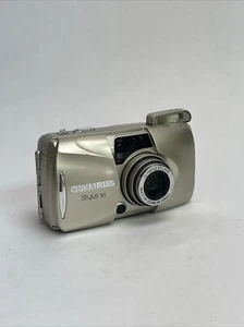 Olympus Stylus Zoom 105 35mm Point & Shoot 35MM Film Camera Flash Doesn’t Raise - Picture 1 of 9