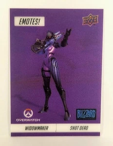 2023 Upper Deck Blizzard Legacy: Emotes Widowmaker E-28 Shot Dead - Picture 1 of 2
