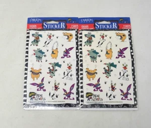 Carlton Karten Aaah Real Monsters Stickerbögen 1999 Lot 2 Pakete - Bild 1 von 3