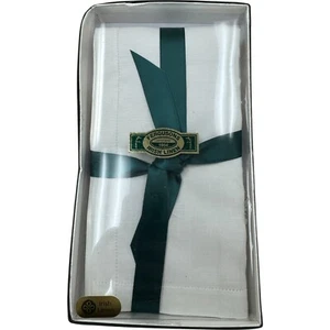 Fergusons Irish Linen Handkerchiefs Mens 42x42 cm 17x17 inch White - Picture 1 of 7