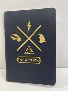 Harry Potter New York Black Blank Notebook Wizarding - Picture 1 of 10