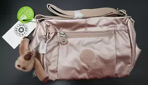 Kipling HB6556 Wes Crossbody Schultertasche Handtasche Polyester Quarz Metallic, Neu mit Etikett - Bild 1 von 2