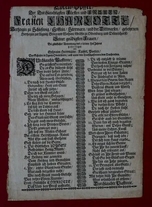 1686 LIEGNITZ Schlesien - Ephraim Heermann - seltener Einblattdruck - Picture 1 of 2