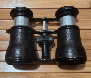 CLERMONT ANTIQUE BINOCULARS DOUBLE TELESCOPE SMALL MADE IN PARIS - Picture 1 of 6