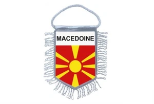 Mini banner flag pennant window mirror cars country banner macedonia - Bild 1 von 1