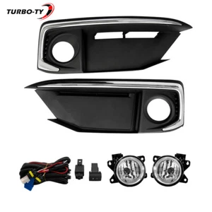 Faros antiniebla de conducción + cableado + kits de interruptores halógenos para Honda Civic 2019-2020 - Imagen 1 de 14