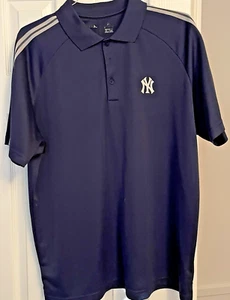 New York Yankees Antigua Golf Polo Navy Shirt X-Large - Picture 1 of 3