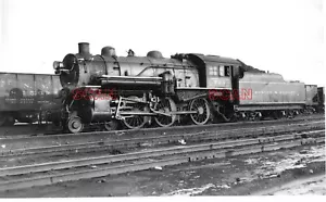 25B151 RP 1930/50 BOSTON & ALBANY RAILROAD 4-6-0 LOCO #723 ALLSTON MA - Imagen 1 de 2