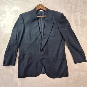 Brioni Blazer Men's 44R Black 100% Wool Elice Single Breasted Made in Italy - Picture 1 of 15