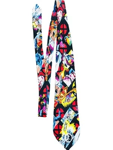 Camiseta X-Men Marvel Comics 1993 Nicole Miller 100 % seda vintage con corbata - Imagen 1 de 2