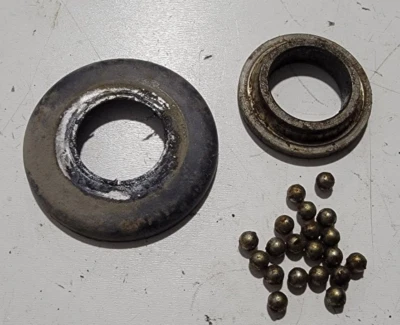 Lote de rolamentos de ponte de haste de direção 1970 BSA A50 Goldstar 500 70 - Imagem 1 de 4