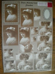 Lovely Die Cut Stacker Toppers by Doolicraft. 'Down Memory Lane D190' (229) M - Picture 1 of 3