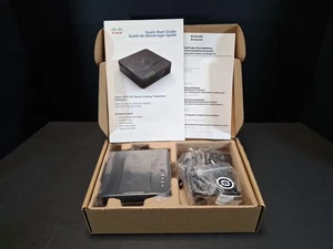 Cisco SPA112 2-portowy adapter telefoniczny VoIP ATA Ethernet SIP Brama faksu - Zdjęcie 1 z 5