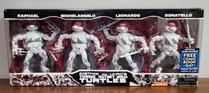 FCBD 2021 TEENAGE MUTANT NINJA TURTLES Elite Series PX Set di 4 figurine sigillate - Foto 1 di 11