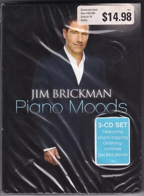 Jim Brickman Piano Moods 3 CD 2010 Compilation Hype Sticker Love Hope Beautiful Foto 1 de 4