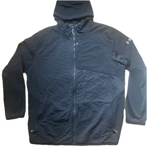 Under Armour Jacke Herren 4XL Coldgear Reactor schwarz isoliert Steppmantel Kapuze - Bild 1 von 12