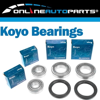 2x Front Koyo Wheel Bearing Kits for Toyota Hilux YN55 YN56 YN57 YN58 YN85 83~97 - Image 1 of 2