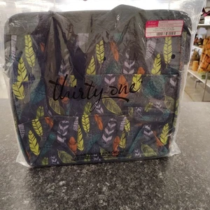 Thirty-One GET CREATIVE CARRY-ALL-Falling Feathers. New In Original Packaging - Picture 1 of 2