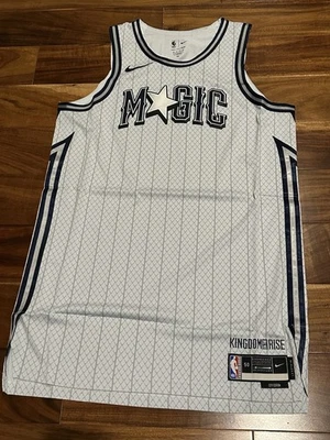 Camiseta Orlando Magic Corte Profesional Auténtica Ciudad en Blanco Nike 50 +6 Franz Wagner Talla Foto 1 de 3