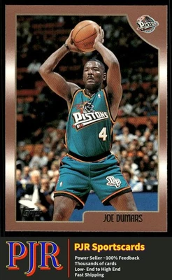 Joe Dumars 1998-99 Topps #43 Detroit Pistons - Image 1 of 2