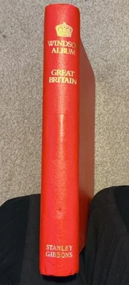 1840 - 1970 Álbum Windsor Hojas Sueltas Rojo De Lujo - Stanley Gibbons Vol 1 ref 2  Foto 1 de 4