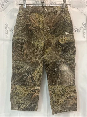 Game Winner Realtree Camo Youth Boys Size 6 Cargo Hunting Pants - Image 1 of 4