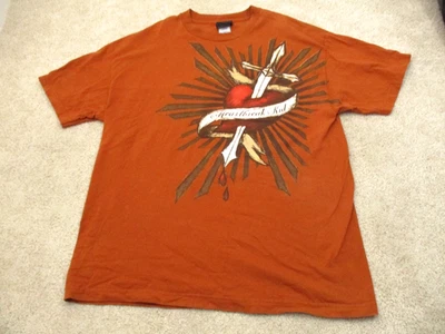 Camiseta De Colección WWE Shawn Michaels Heartbreak Niño Para Hombres X Grande Naranja Foto 1 de 4