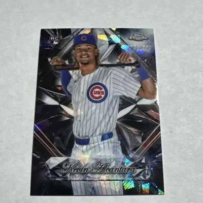 KEVIN ALCANTARA 2025 Topps Chrome Sapphire Selections Black Refractor #/10 - Image 1 of 3