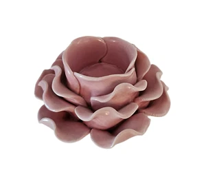 Vintage Pink Rose Pedal Candle Holder - Picture 1 of 10