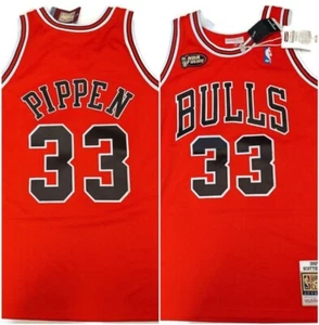Mitchell & Ness Authentic 1997-98 Finals Road Jersey Scottie Pippen #33 Size L - Picture 1 of 11