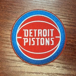 Detroit Pistons Patch 2.75" NBA Basketball Sports League Embroidered Iron On - Picture 1 of 3