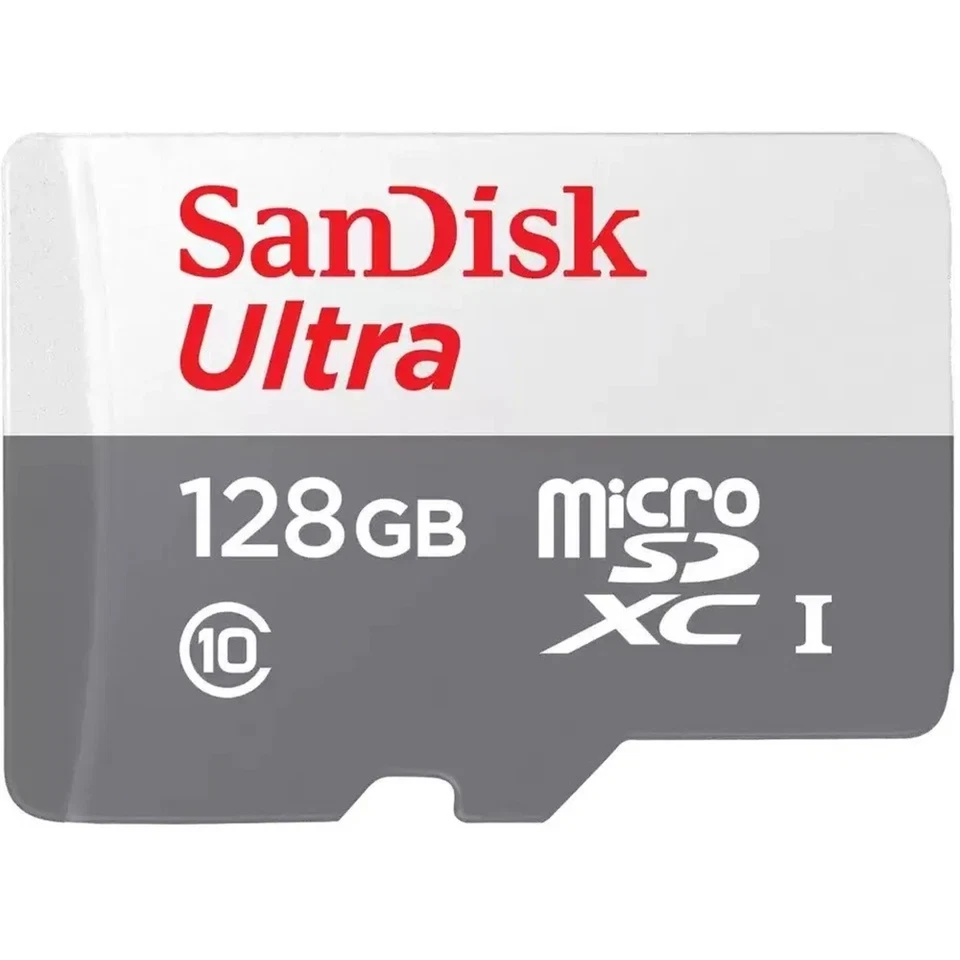 SanDisk Ultra 128GB Class 10 MicroSDXC Speicherkarte (SDSQUNR-128G-GN3MN)