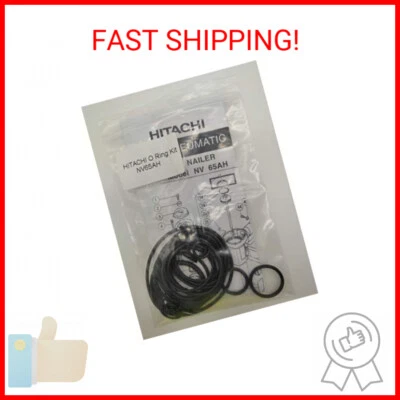 NV65AH O-Ring Kit for Hitachi 2-1/2-Inch Coil Siding Nailer with Trigger O-Rings - Image 1 of 2